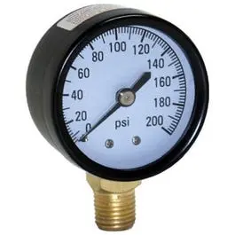0.25-Inch Bottom-Mount Water Pressure Gauge With 100 Psi Range 1