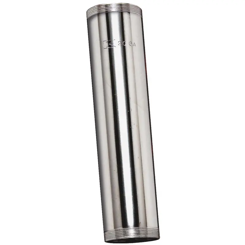 1-1/2" X 12" Chrome-Plated Threaded Steel Tube 1