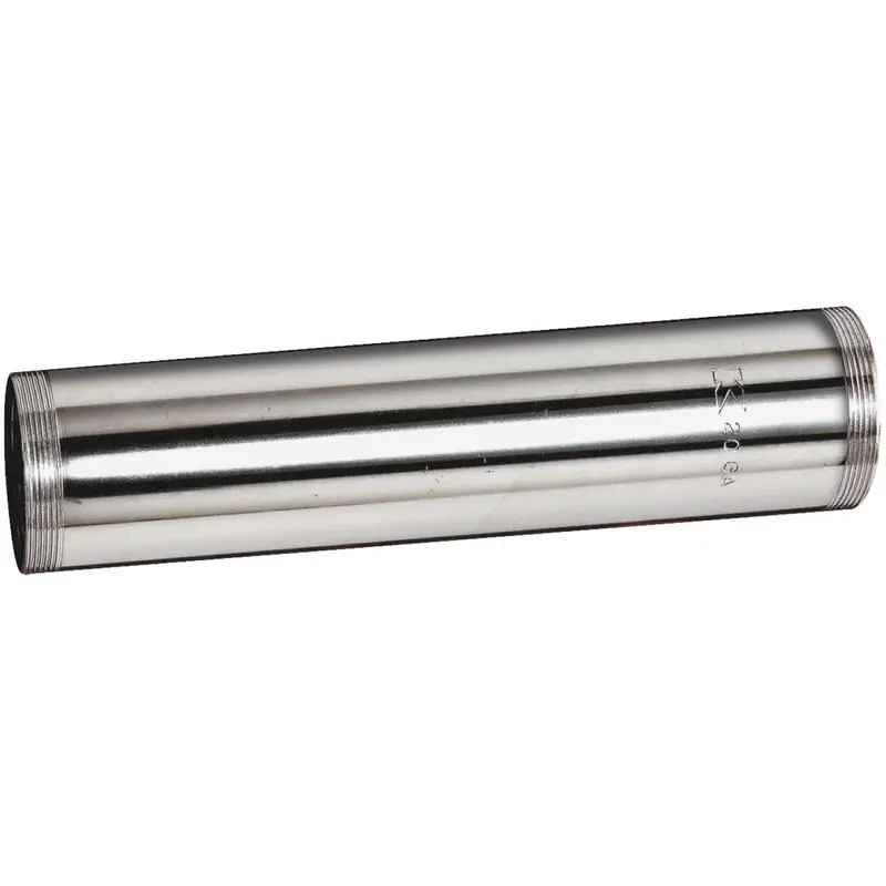 1-1/2" X 6" Chrome-Plated Threaded Steel Tube 1