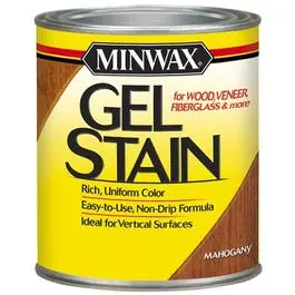 1-Quart Mahogany Gel Stain For Wood Finishing 1