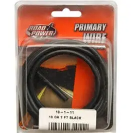 10-Gauge Black Primary Electrical Wire – 7-Foot Length 1