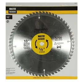 10-Inch Precision Carbide-Tipped Cutoff Saw Blade – 60 Tooth 1