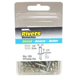 100-Piece Long Steel Rivet Assortment Kit 1