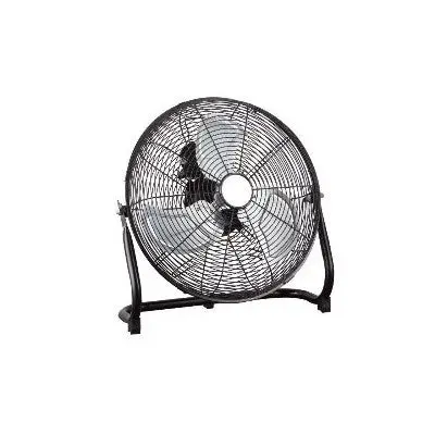 12-Inch High-Velocity Floor Fan – Black Metal, Heavy-Duty Commercial Grade 1