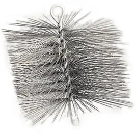 12-Inch Square Wire Chimney Cleaning Brush – Heavy-Duty Stainless Steel Bristles 1
