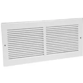 12" X 6" White Sidewall Return Air Grille 1