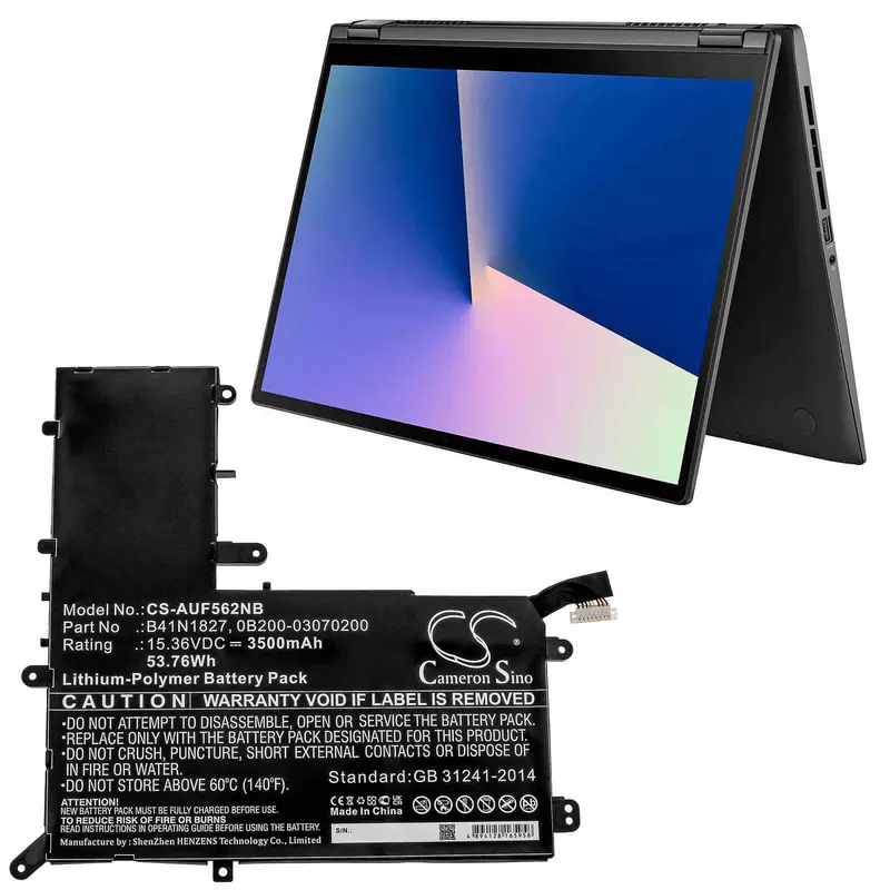 15.36V 3500Mah Laptop Battery For Asus Ux562Fa Series – Ux562Fa-2G/2S Compatible (53.76Wh) 1