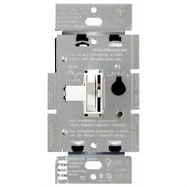 150-Watt 3-Way Toggle Dimmer Switch – Matte White Finish 1