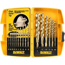 16-Piece Pilot-Point Twist Drill Bit Set – General Purpose 1
