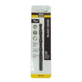 19/64-Inch High-Speed Steel Drill Bit – 4-3/8-Inch Overall Length 1