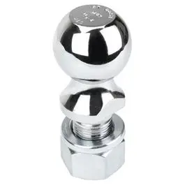 2-5/16-Inch Chrome Hitch Ball With 1.25-Inch Shank And 2.5-Inch Overall Length 1