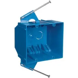 2-Gang New-Work Switch & Outlet Box – Pvc Mounting Box For Drywall Installation 1