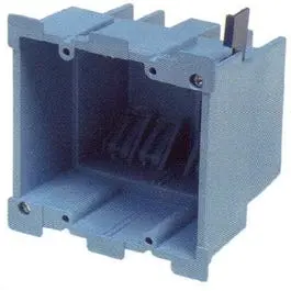 2-Gang Old-Work Electrical Box In Super Blue Finish 1
