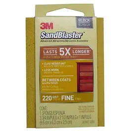220-Grit Foam Sanding Sponge – Flexible, Reusable Surface Prep Tool 1