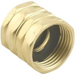 3/4-Inch Hose-To-Hose Coupling Connector – Brass Fitting 1