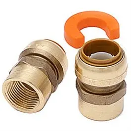 3/4-Inch Water Heater Connection Kit With Push-Fit Fittings 1