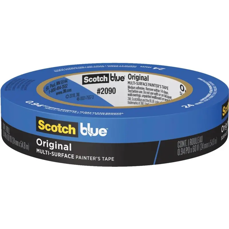 3M Scotch Blue Painter’S Tape – 0.94" X 60 Yards, Premium Adhesion 1