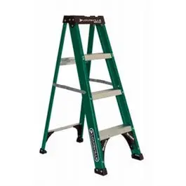 4-Foot Fiberglass Type Ii Ladder – 225 Lb Medium-Duty Rating 1