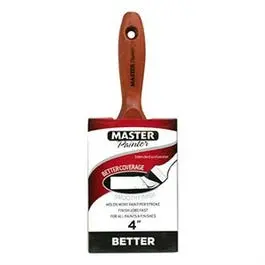 4-Inch Flat Paint Brush For Smooth, Even Coverage 1