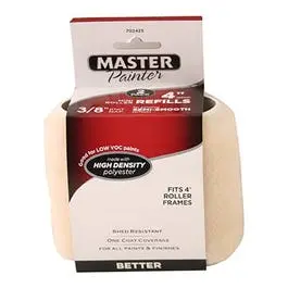4" Paint Roller Refill Pack – 3/8" Nap, 2-Piece Set 1