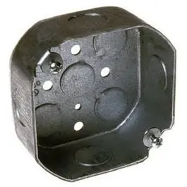 4 X 1-1/2-Inch Octagonal Electrical Junction Box 1