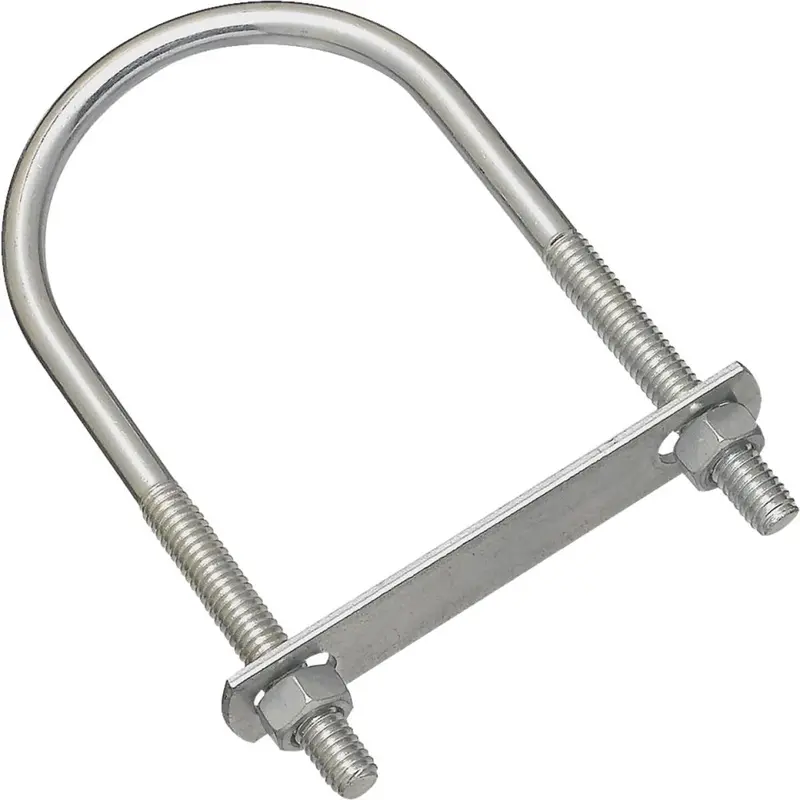 5/16" X 2-1/2" X 5" Zinc-Plated Round U-Bolt By National 1