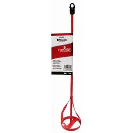 5-Gallon Paint Mixer Attachment – 3/8" Hex Shank, 17" Length 1