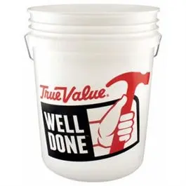 5-Gallon White Hdpe Plastic Pail – Stackable & Durable 1