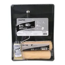 5-Piece Paint Tray Set With Roller Frame And Liners 1