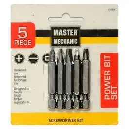 5-Piece Power Screwdriver Bit Set 1