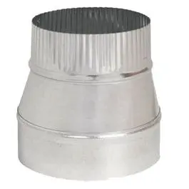 5" X 4" Galvanized Tapered Duct Reducer – 24-Gauge 1