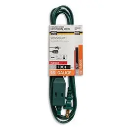 6-Foot Cube Tap Extension Cord – 16/2 Gauge, Green Jacket 1