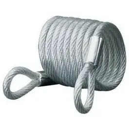 6-Foot Self-Coiling Padlock Cable – 6Mm Coated Security Cable 1