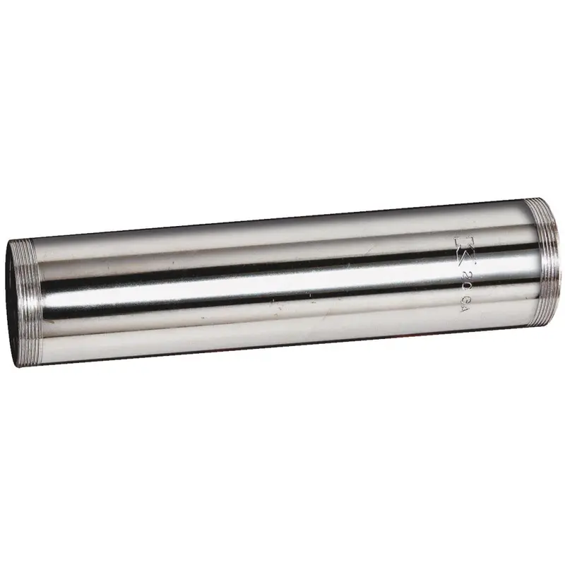 6-Inch Chrome-Plated Threaded Tube – 1.25-Inch Diameter For Custom Fittings 1