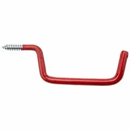 6-Inch Vinyl-Coated Ladder Screw Hook – Reinforced Hanging Hook For Ladder Storage 1