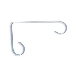 6-Inch White Powder-Coated Hanging Plant Bracket 1
