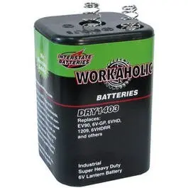 6-Volt Heavy-Duty Lantern Battery With Spring Top 1