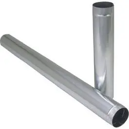 6" X 24" Galvanized Furnace Duct Pipe – 26-Gauge 1