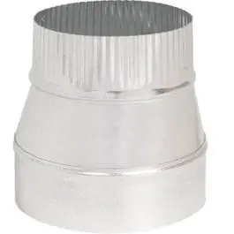 6" X 5" Galvanized Tapered Duct Reducer – 24-Gauge 1