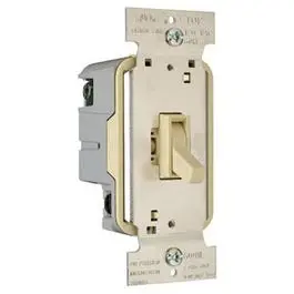 600-Watt Ivory 3-Way Toggle Dimmer Switch 1