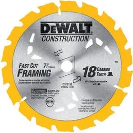 7.25-Inch 18-Tooth Carbide-Tipped Circular Saw Blade For General Purpose Cutting 1