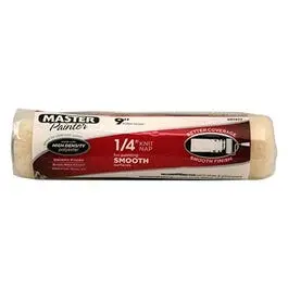 9-Inch Paint Roller Cover – 1/4-Inch Nap, Smooth-Surface Formula 1