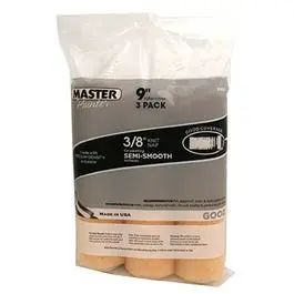 9-Inch Paint Roller Covers – 3/8-Inch Nap, 3-Pack 1