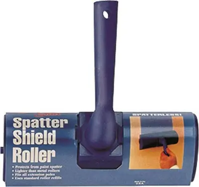 9" Roller Cover With Shield – 3/8" Nap, Premium Microfiber Fabric 1