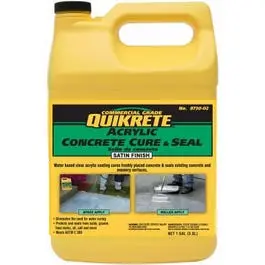 Acrylic Concrete Cure & Seal – 1-Gallon, Uv-Stable, Penetrating Protective Coating 1