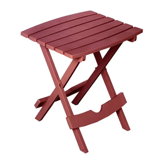 Adams Quik-Fold Side Table With Enhanced Stability Design 1