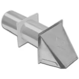 Aluminum Dryer Vent Hood With Tailpiece And Sleeve – 4-Inch Diameter 1