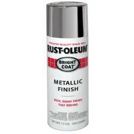 Aluminum Metallic Enamel Spray Paint – 11-Ounce Can, Rust-Resistant Finish 1