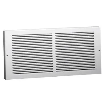 American Metal 375W14X6 White Baseboard Air Grille – 6-Inch Length 1