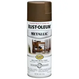 Antique Brass Metallic Spray Paint – 11 Oz Rust-Oleum Finish 1